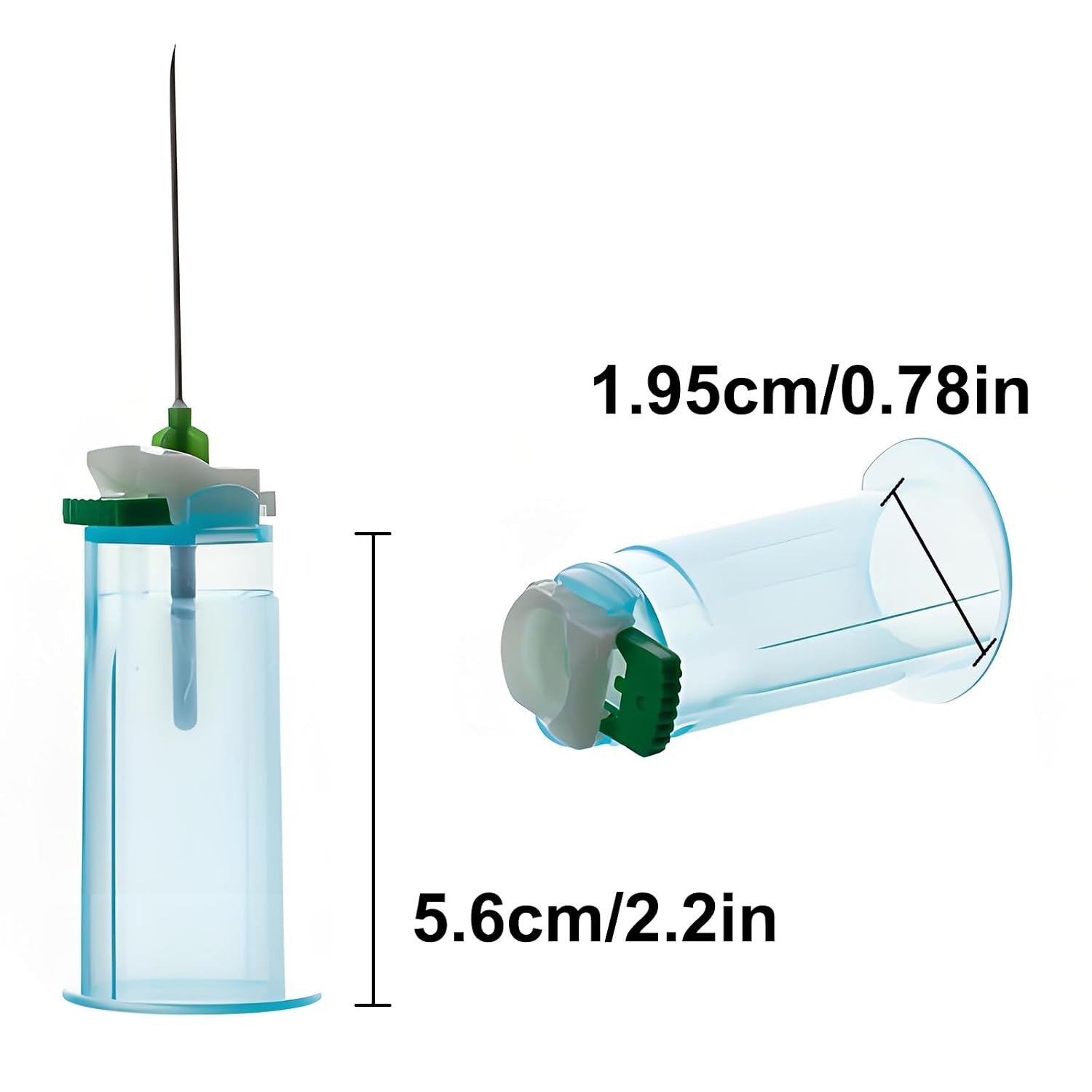 50/100Pcs Disposable Needle Holder Safety Lock Hub Needle Protector Luer Lock & Bayonet Type Needle Retainer for Medical Blood Collection