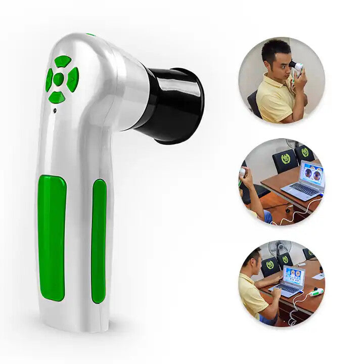 Portable Handheld Iris Scanner 12MP Digital Iriscope Analyzer Iridology Appliance Eye Camera Iris Scanner