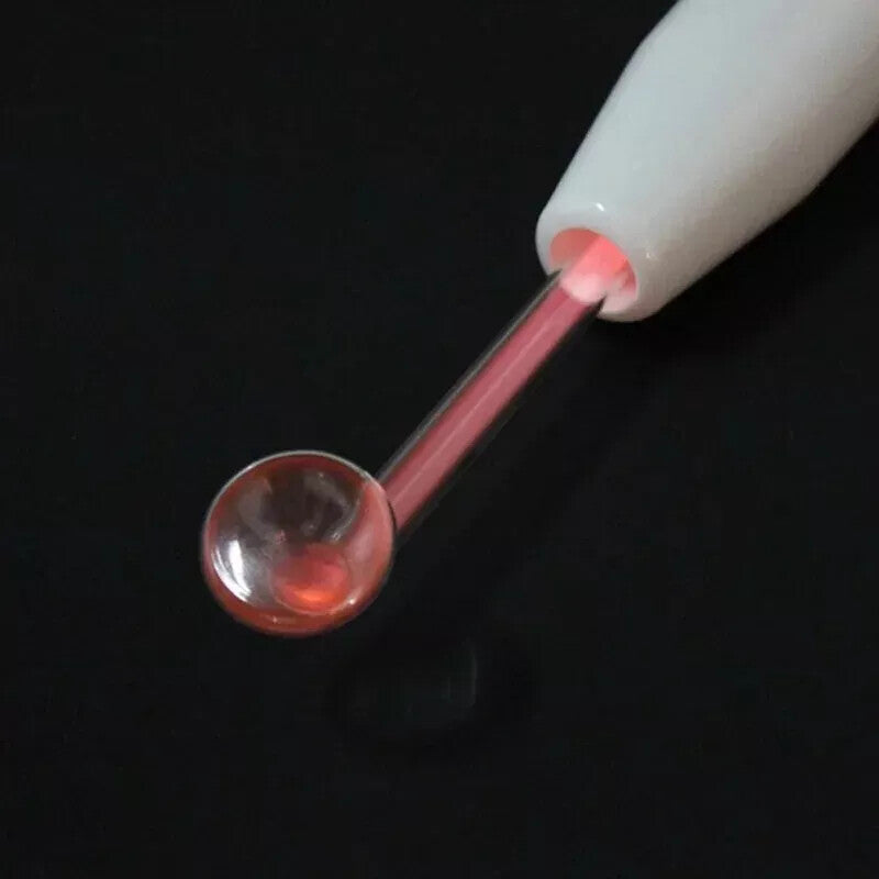 Replacement Glass Electrodes Red/Blue/Purple Light Glass Tube Accessories for High Frequency Facial Beauty Wand Machine