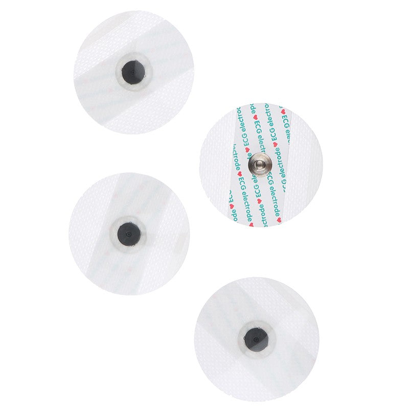 50PCS Disposable Self Adhesive Non-Woven Electrodes Pads ECG EKG for Tens Acupuncture Physiotherapy Machine Portable Handheld Adult