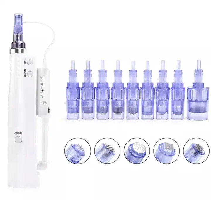 Replacement 12P/24P/36P/42 Cartridges For Water Light Facial Skin Care Hydra Gun Machine