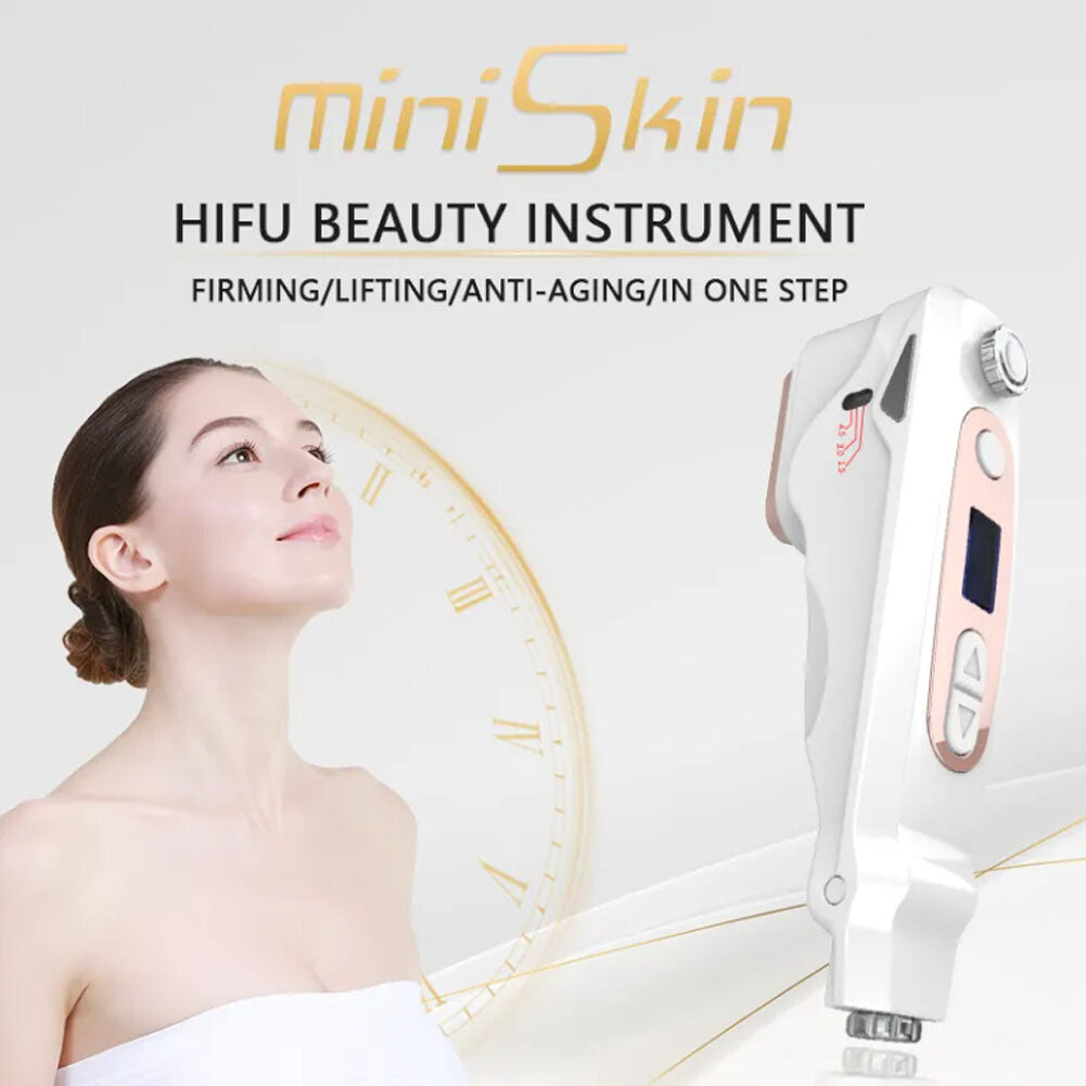 Portable Mini Hifu Beauty Facial Massager Face Skin Lifting Anti-aging Device Skin Tightening Machine For Spa Salon And Home Use