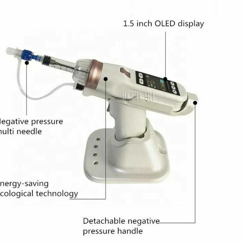 Portable EZ Negative Pressure Water Light Injection Machine - Hyaluronic Acid Mesotherapy Gun for Skin Rejuvenation  / Accessories Parts