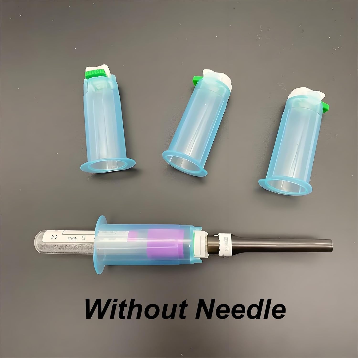 50/100Pcs Disposable Needle Holder Safety Lock Hub Needle Protector Luer Lock & Bayonet Type Needle Retainer for Medical Blood Collection