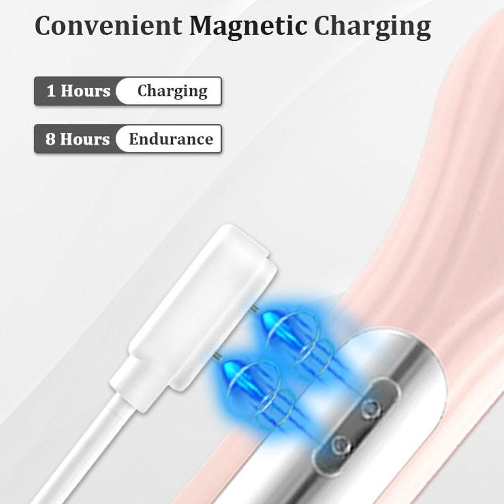 Electric Silicone Facial Cleansing Brush Rechargeable Vibration Face Scrubber Deep Clean Pore Exfoliate Skin Care Beauty Tool