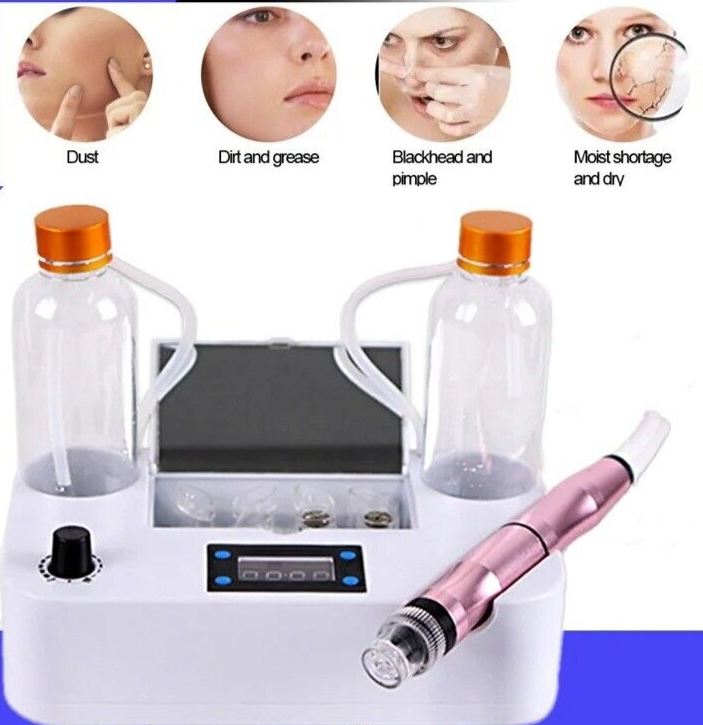 Professional Hydro Dermabrasion Facial Machine Water Oxygen Jet Peel Skin Deep Cleansing Exfoliating Device for Beauty Salon Home Use
