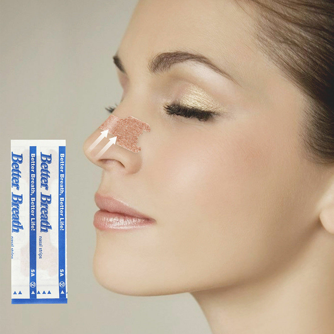 Better Breath Nasal Strips Right Way Stop Snoring Anti Snore Nose Strip Easier Better Breathing Good Sleeping Patches