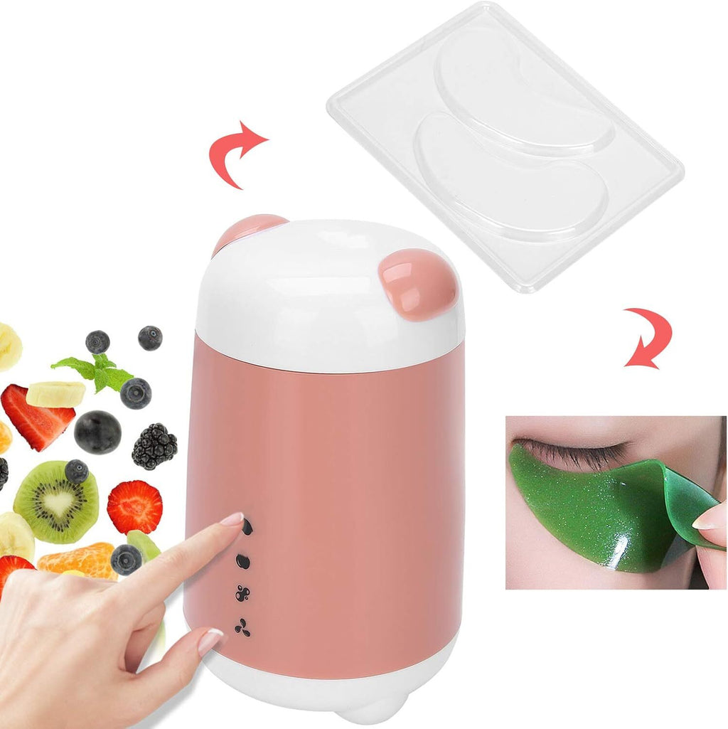 Transparent Reusable Eye Mask Making Mold Tray DIY Collagen Gel Eye Patch Mould For Home Salon Homemade Under Eye Skin Care Accessory