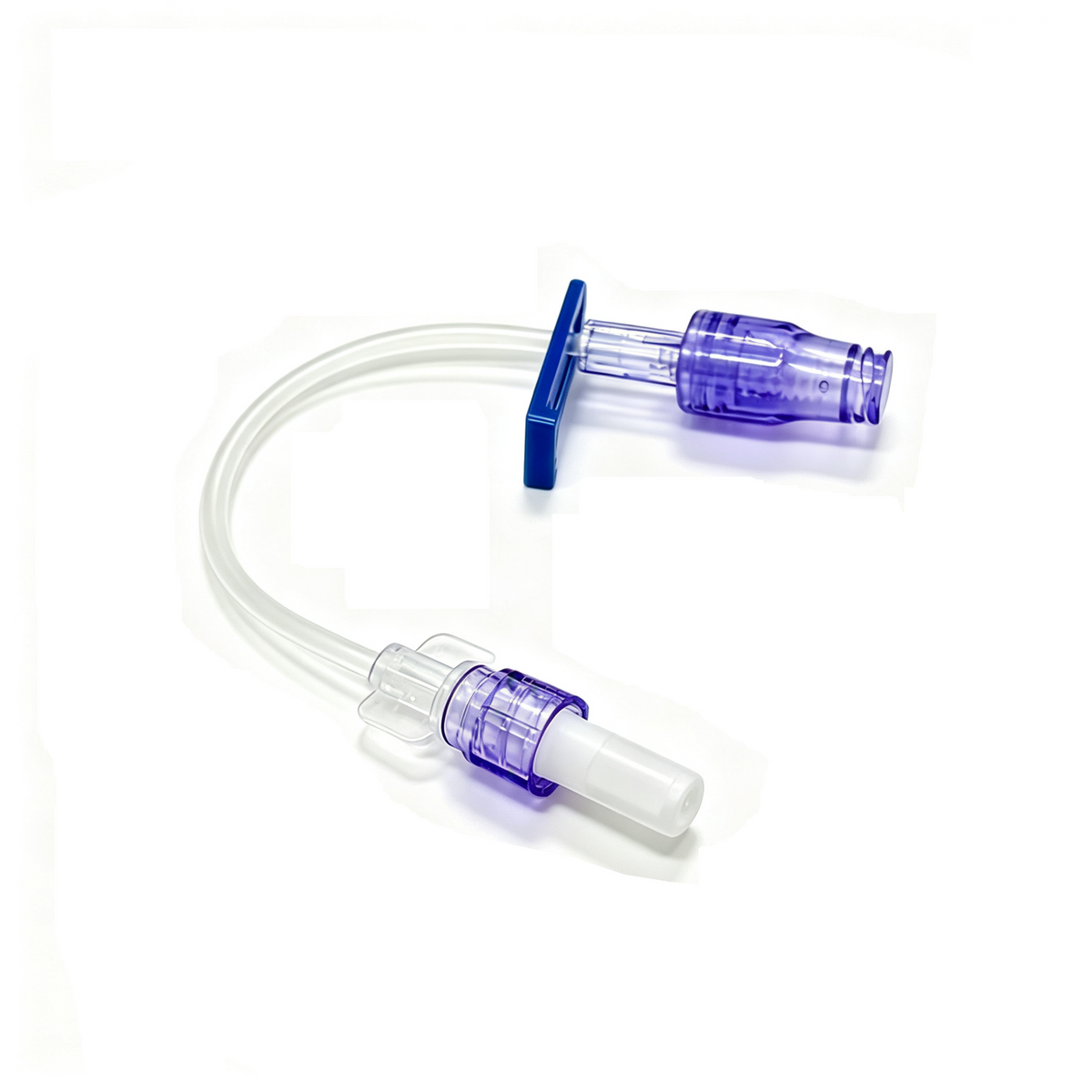 Disposable IV Extension Set with Luer Connector Medical IV Tubing Assembly Liquid Transfer Tube Replacement Accessory