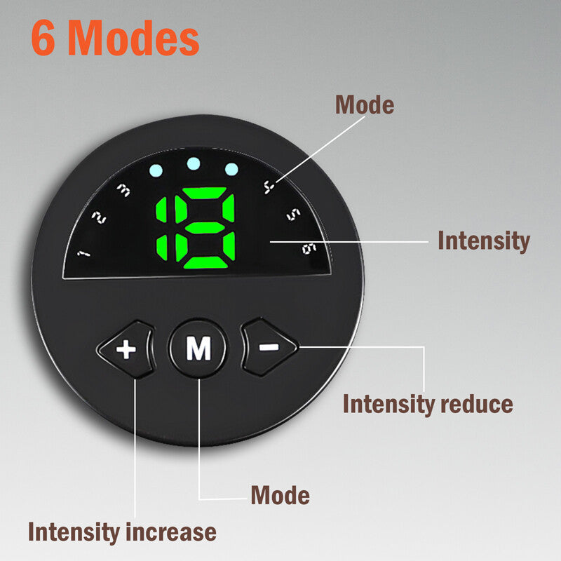 Electric Abdominal Muscle Toning Trainer ABS Stimulator Toner Fitness Binder Gym Belt Body Shaper Massager Home Use