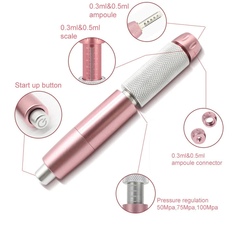 0.3ml 0.5ml 2 in 1 Head Hyaluronic Acid Dermal Filler Pen for Lips Enhancement Skin Rejuvenation Care Anti Wrinkle Spa Home Use