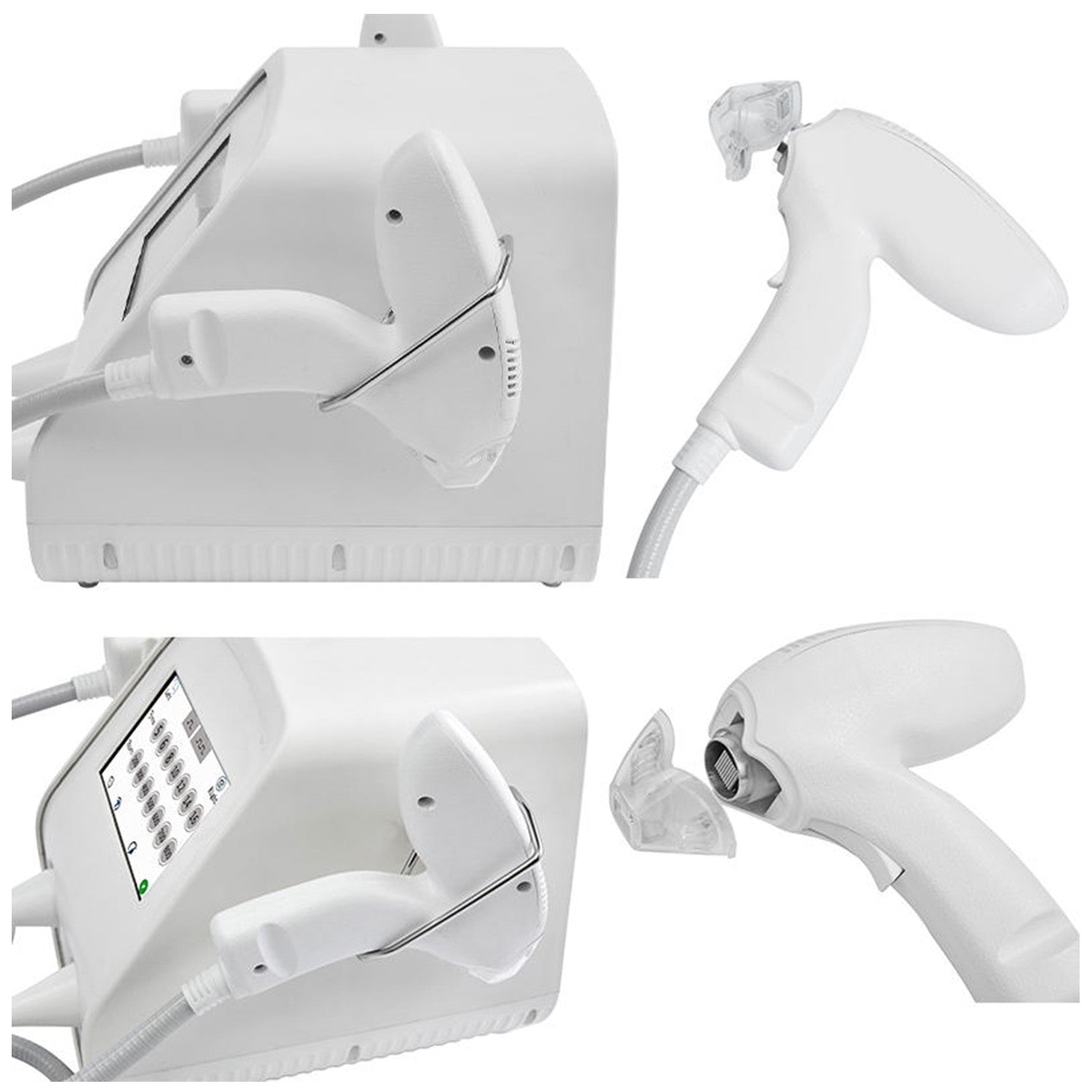 2 Handles Tixel Thermal Fractional Machine, Salon Skin Resurfacing Device for Stretch Mark, Scar & Wrinkle Removal Treatment