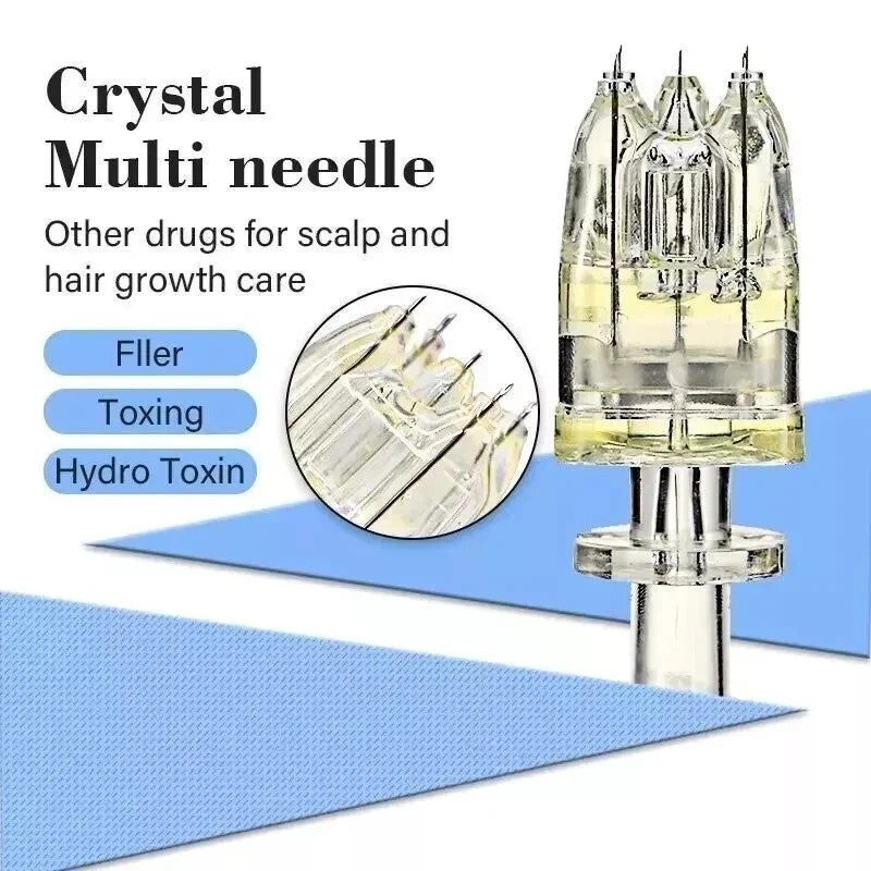 32G 1.5mm Disposable Multi Needle 5Pins Crystal Micro Needles Skin Booster Mesotherapy Water Mesogun Injection Needles