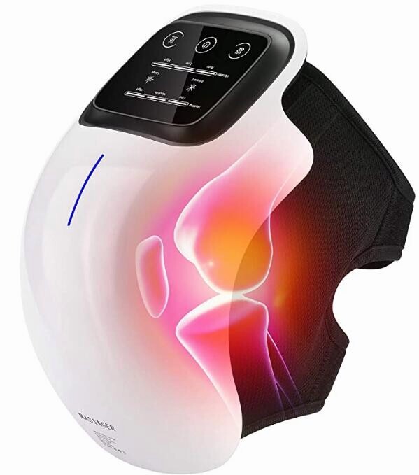 Technical Red Light Thermal Electric Mute Noise Pain Relief Joint Pain Heal Heating Treatment Machine Knee Massager
