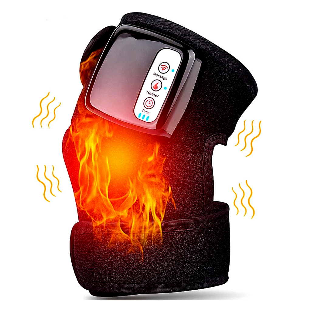 3 In 1 Knee Joint Physiotherapy Massager Pneumatic Air Compression Heating Vibration Leg Pain Relief Support Machine Home Use