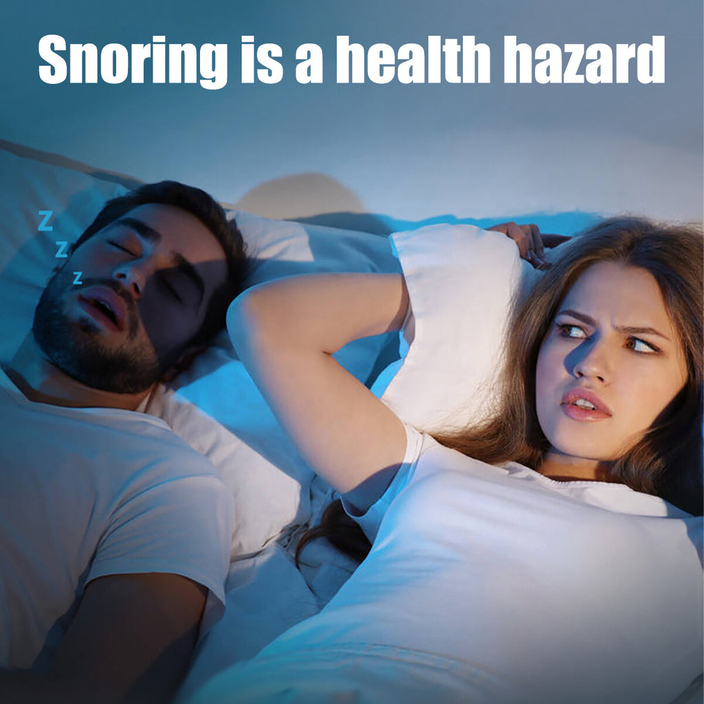Electric Smart EMS Anti Snoring Pulse Device Rechargeable Comfortable Sleep Well Snoring Stopper