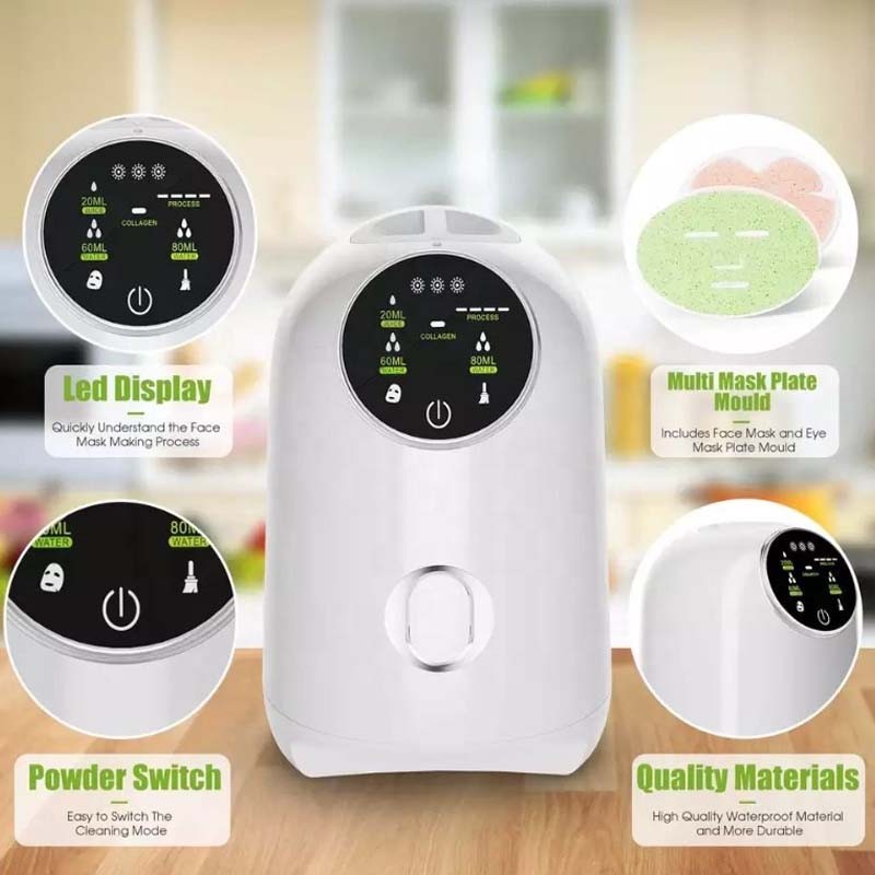 Personal Automatic Vegetable Fruit Face Mask Maker Home Use DIY Making Auto Facial Mask Beauty Machine