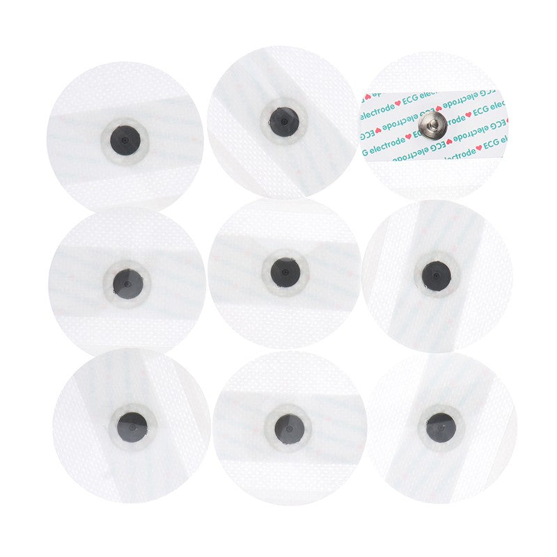 50PCS Disposable Self Adhesive Non-Woven Electrodes Pads ECG EKG for Tens Acupuncture Physiotherapy Machine Portable Handheld Adult