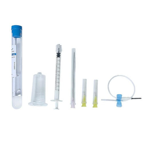 Complete Lab PRP Preparation Kit 10ml/15ml PRP Tubes with ACD-A & Separation Gel for Lab Centrifuge Separation Veterinary Pet Lab