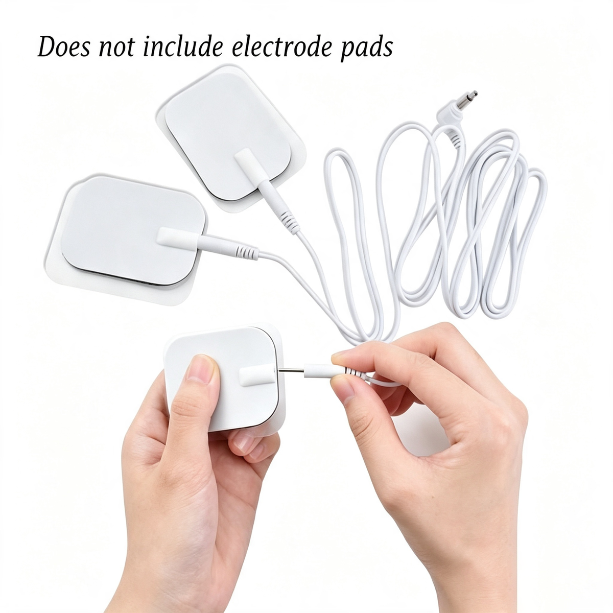 2PCS Electrode Wire Cable 3.5mm or 2.5mm Plug Jack TENS Lead Wire with 2mm Pin Electrode Cables for Massage EMS Stimulation Machine