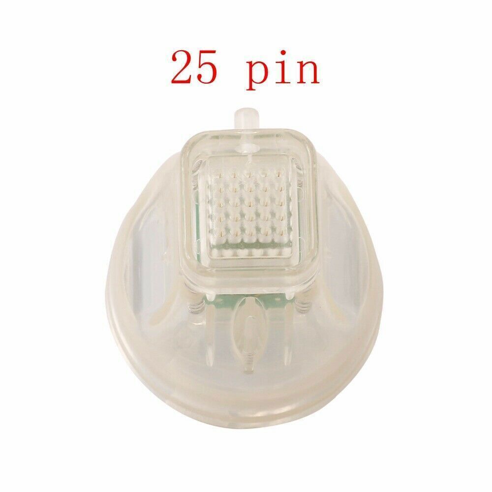 Fractional RF Beauty Machine Cartridges Replacements Working Heads, 5/10/20 PCS Gold Plated with One Side Slot (25Pin / 64Pin)