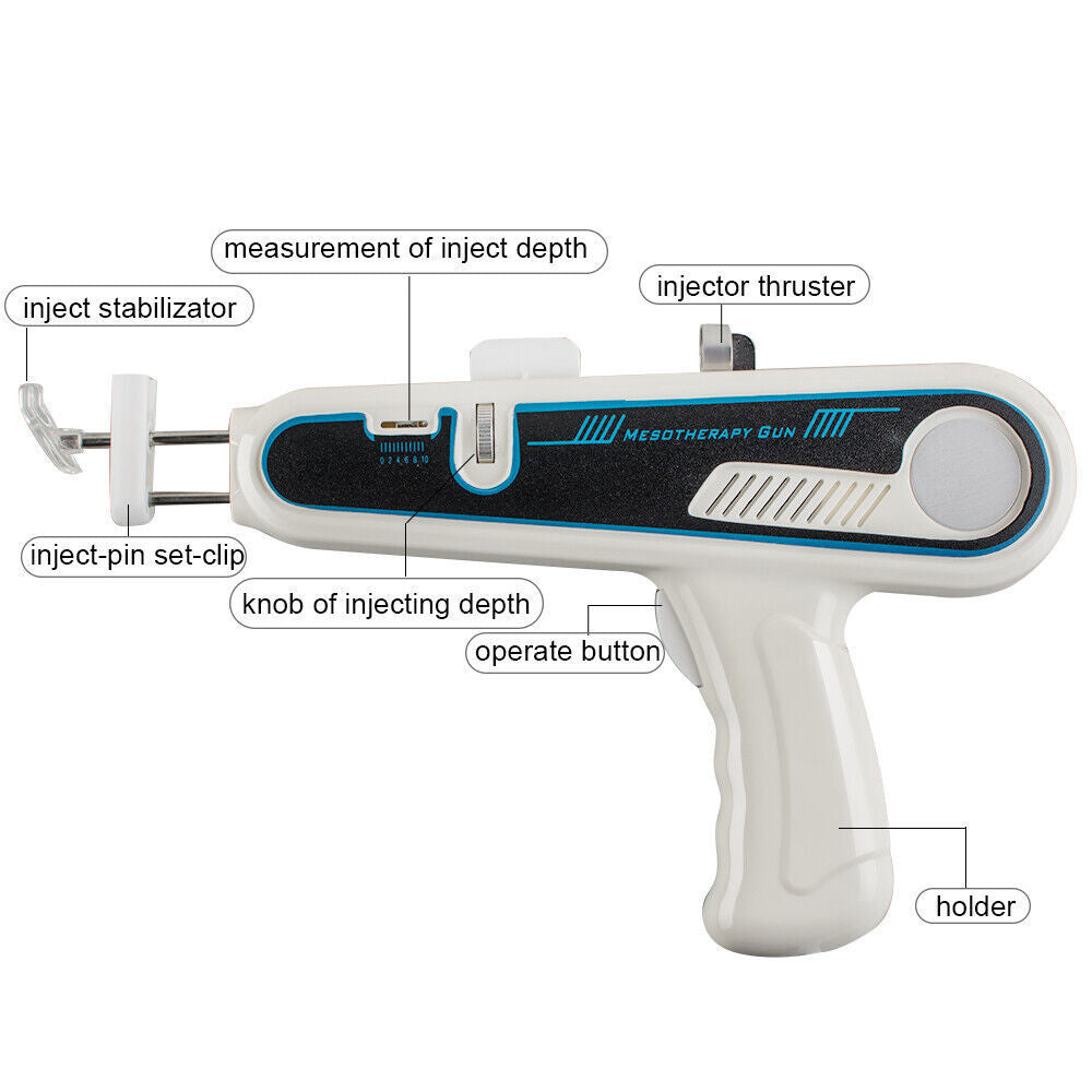 Anti-aging Mesotherapy Gun U225 Meso Injection Gun  Mesogun Facial Wrinkle Removal Beauty Machine