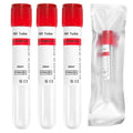 10mL PRF Tubes No Additive PRF Processing Tubes PET Centrifuge Tubes for Laboratory Sample Preparation Individually Wrapped (10/20/50 Pack)