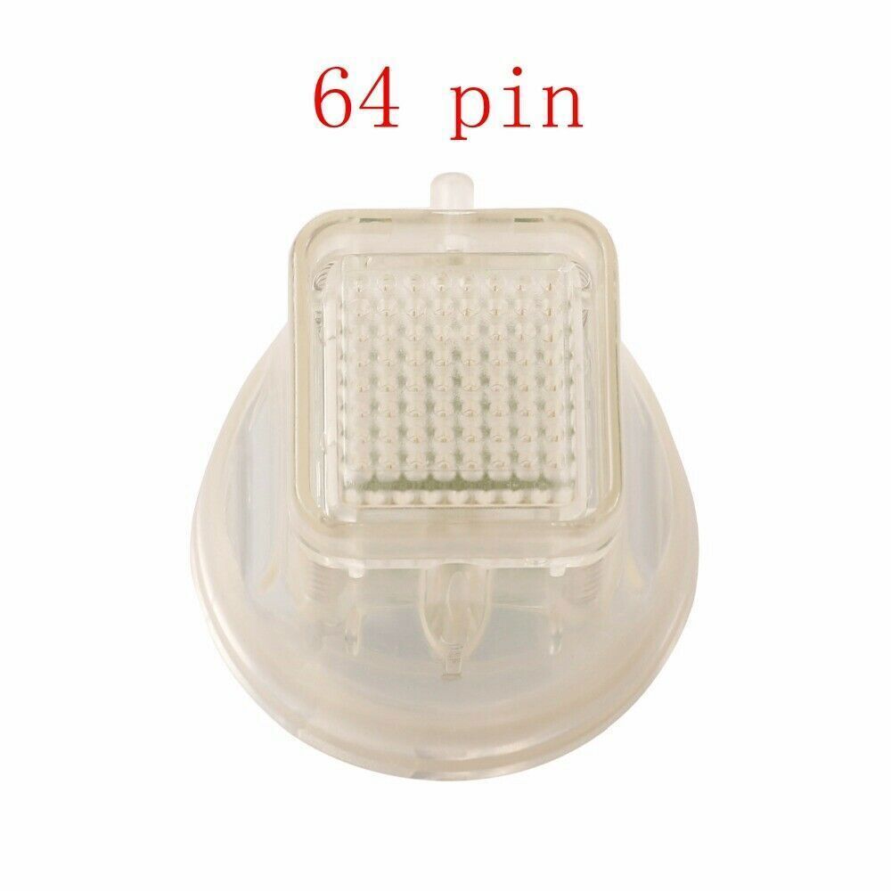 Fractional RF Beauty Machine Cartridges Replacements Working Heads, 5/10/20 PCS Gold Plated with One Side Slot (25Pin / 64Pin)