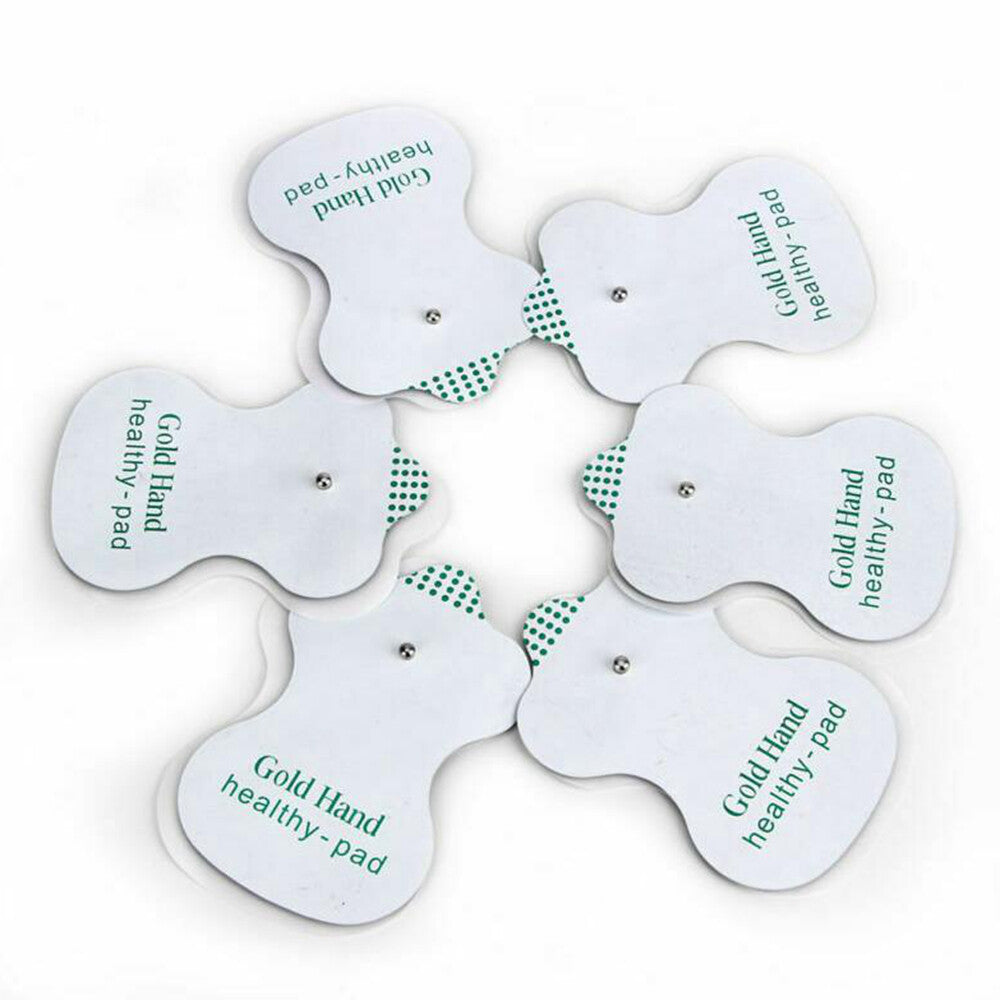 10/20/50 PCS Snap On Replacement Gourd-shaped Electrode Pads for E.M.S TENS  Unit Pulse Massager Digital Therapy Machine