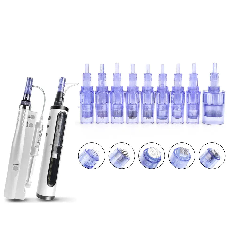 Replacement 12P/24P/36P/42 Cartridges For Water Light Facial Skin Care Hydra Gun Machine