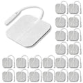 40/80 PCS Reusable TENS Electrode Self-adhesive Pads EMS Replacement Unit 7000 3000 2x2 Muscle Stimulator BULK