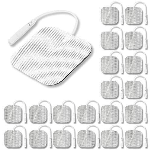 40/80 PCS Reusable TENS Electrode Self-adhesive Pads EMS Replacement Unit 7000 3000 2x2 Muscle Stimulator BULK