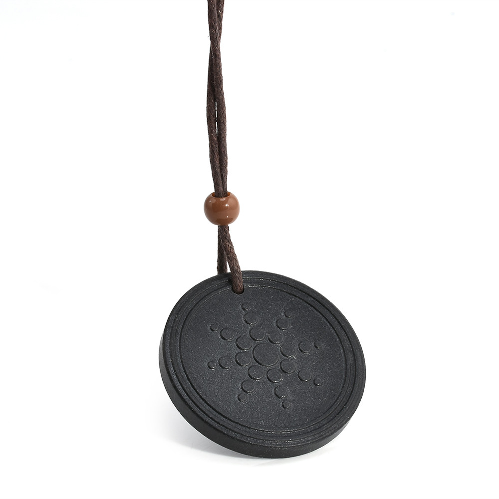 Sunflower Japanese Quantum Volcanic Lava Stone Bio Energy Pendant Scalar Energy Stone Pendant High Negative Ion Quantum Pendant