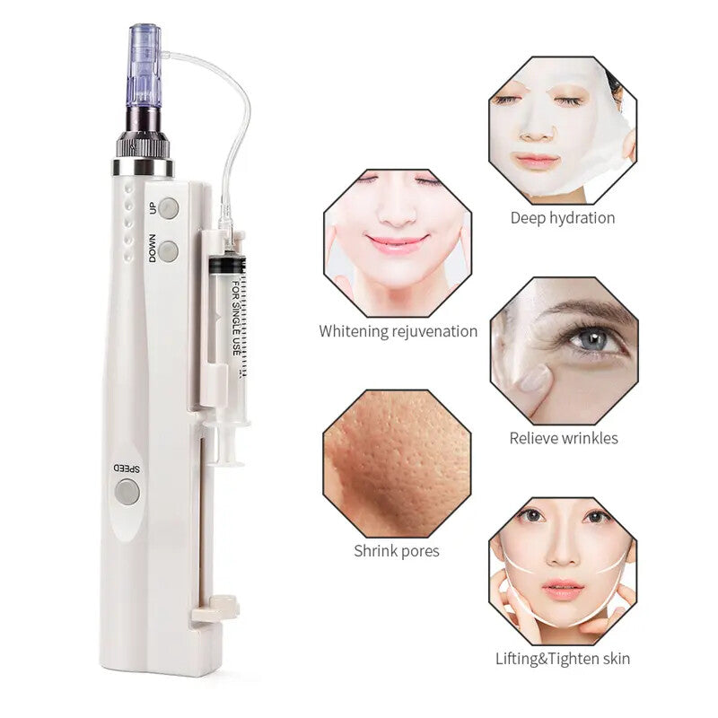 Portable Smart 2 in 1 Electric Mini Water Beauty Gun Facial Skin Care Wrinkle Remover
Multi-Purpose Beauty Tool for Home