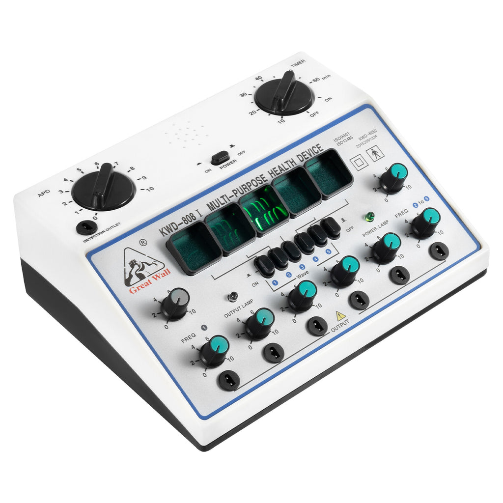 KWD-808I 6 Channel Output Patch Massager Care Kit Digital Electroestimulador Muscular Electric Acupuncture Stimulator Machine