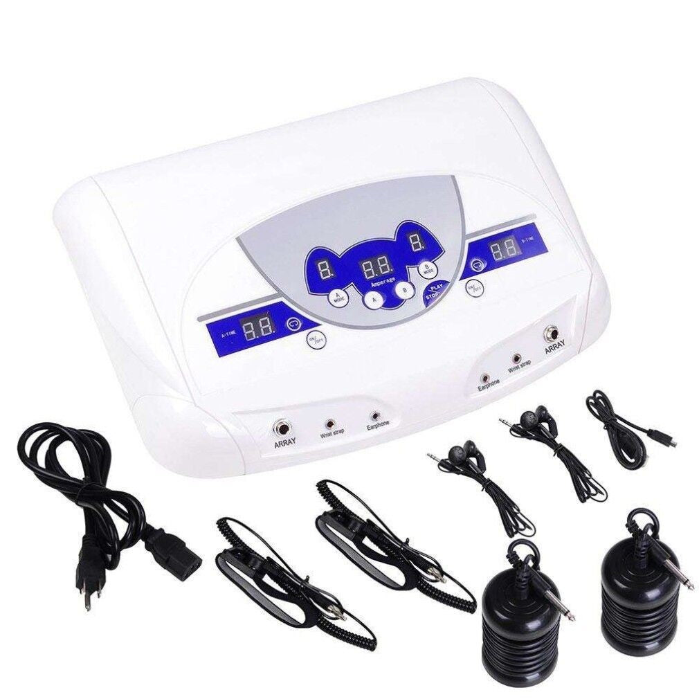 Dual Ionic Detox Foot Bath Machine with MP3 Music Player 2 Black Arrays Cell Spa Foot Bath Machine for Two Person Home Relax Use