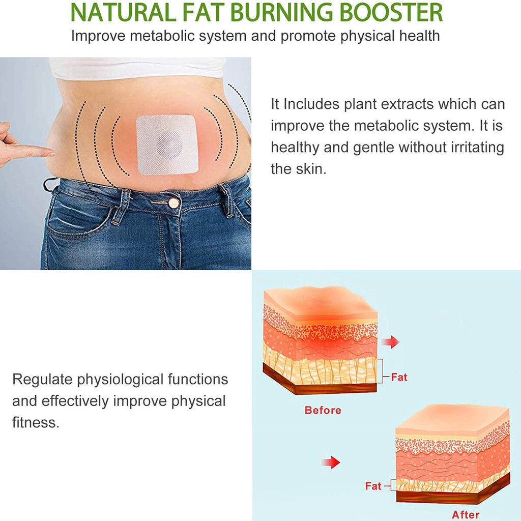 60/120 Pcs Magnetic Slim Navel Patches Natural Herbal Belly Fat Burning Sticker Body Shaping Weight Loss Slimming Patch Kit