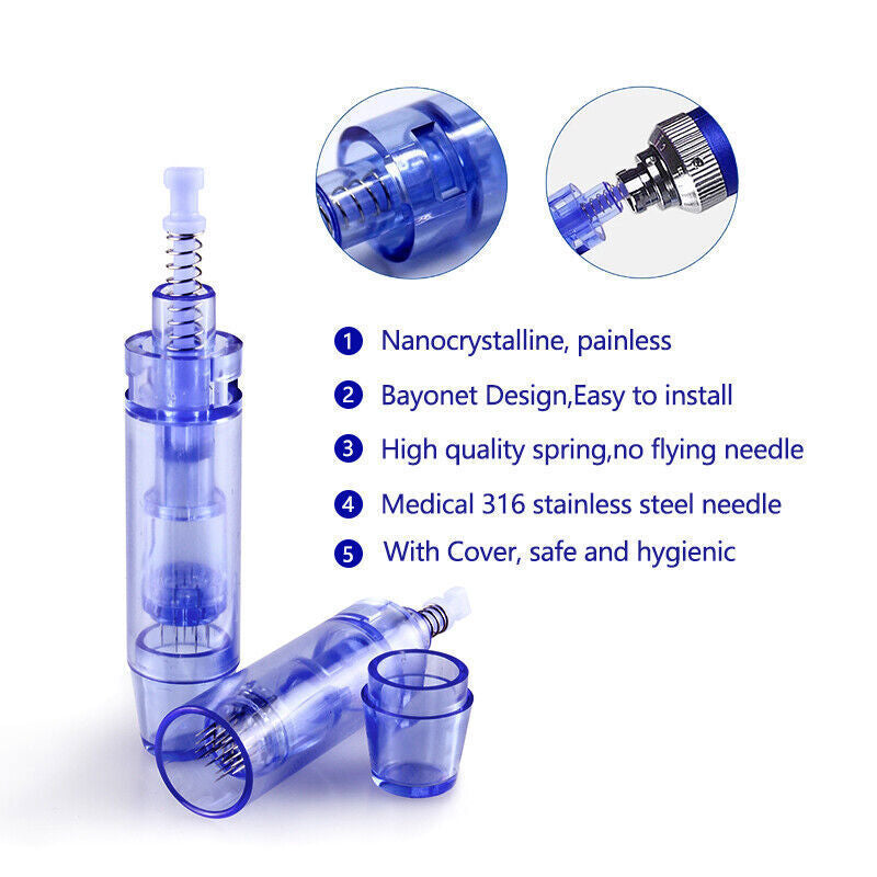 1/3/5/7/9/12/36/42Pin Nano 5D 3D Replacement Round Micro Tips Cartridge For Device A1 Device for Skin Care