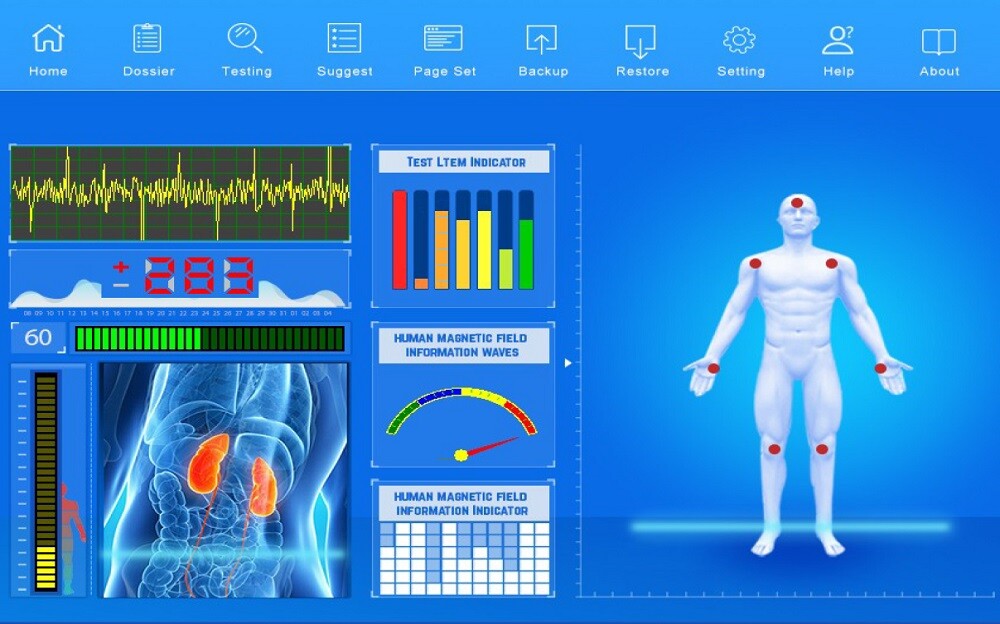 4th Gen Quantum Magnetic Resonance Health Body Analyzer Massage Therapy 48 Reports