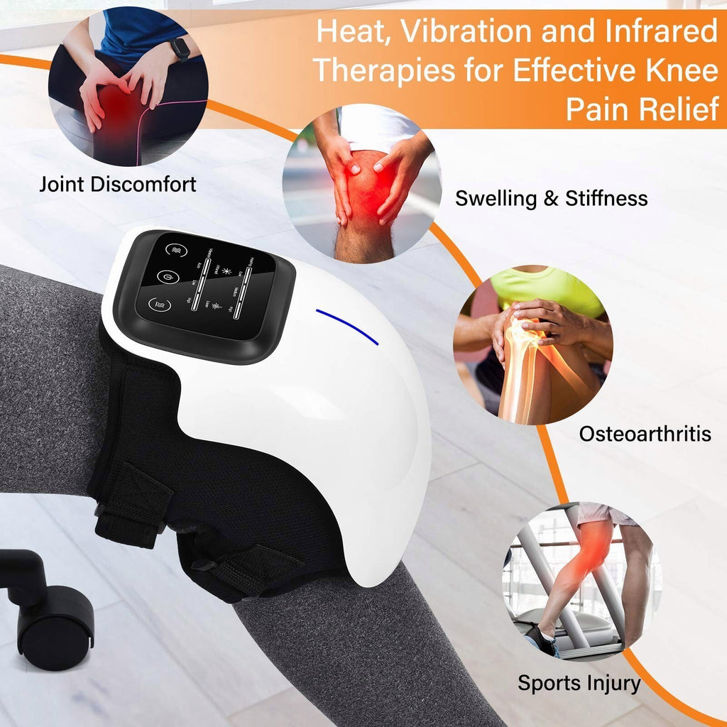 Technical Red Light Thermal Electric Mute Noise Pain Relief Joint Pain Heal Heating Treatment Machine Knee Massager