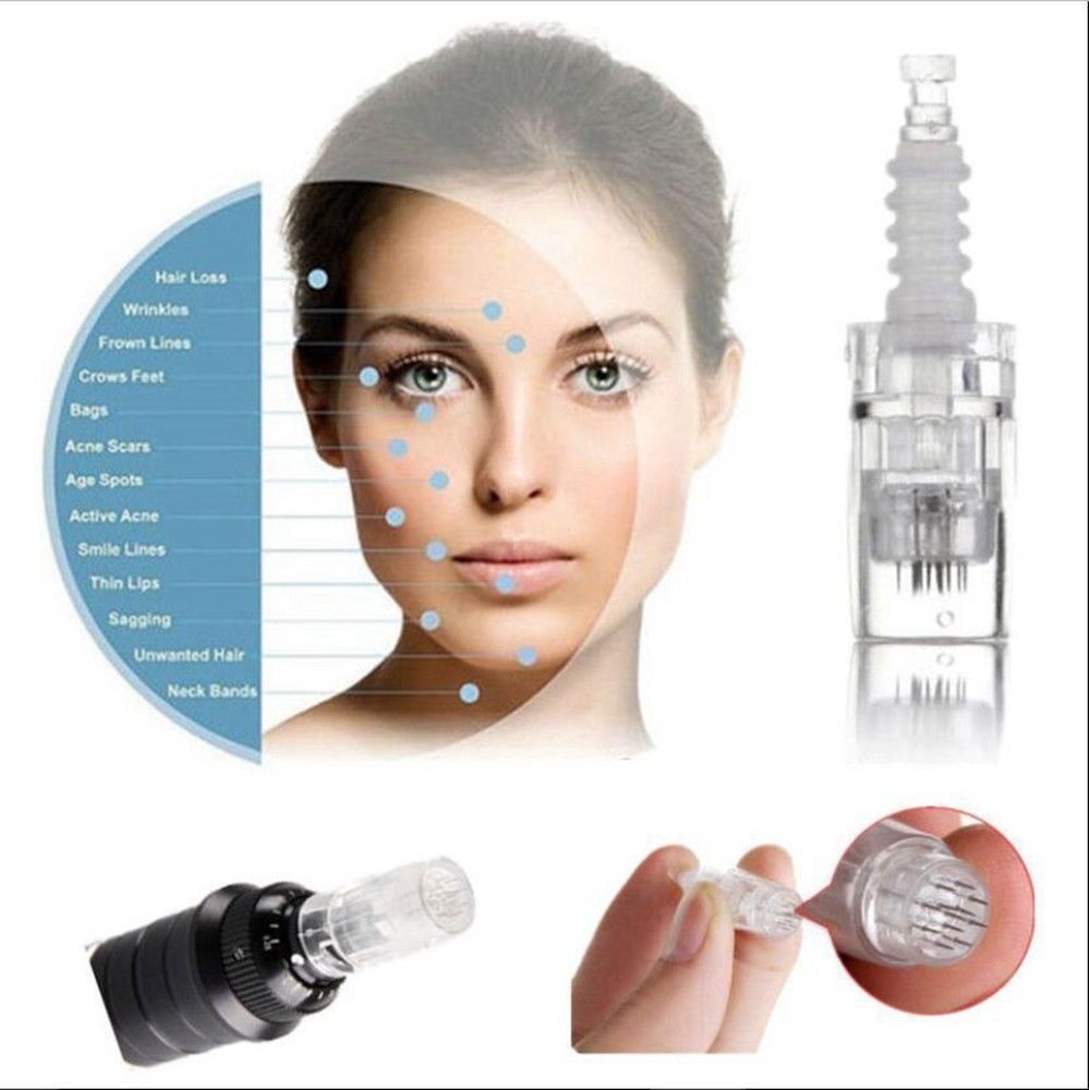 Micro Needle Cartridge Replacement Dr Pen Needles Cartridge Bayonet Coupling for M5 M7 N2 a6 E30 Skin Meso Therapy Microneedling Pen