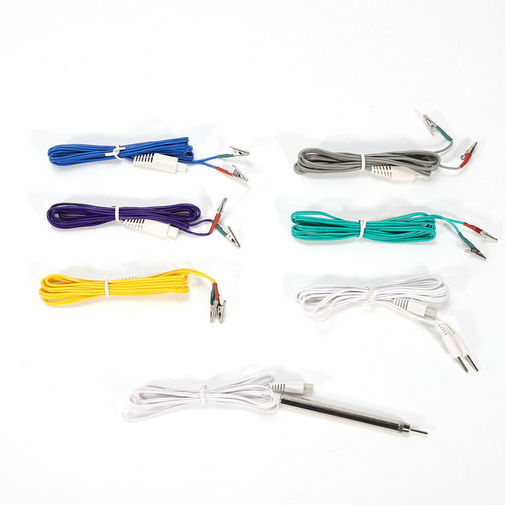 For KWD808-I Acupuncture Stimulator Device Line Cable/Pads/Alligator Clip Wire/Acupoint Detecting Pen/AC Adaptor Accessories