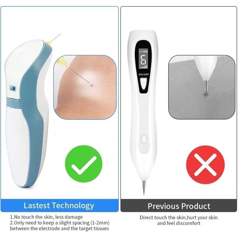 Plasma Pen Eyelid Lifting Wrinkle Removal Skin Spot Wart Tattoo Mole Remover Home Beauty Tools 2 Level