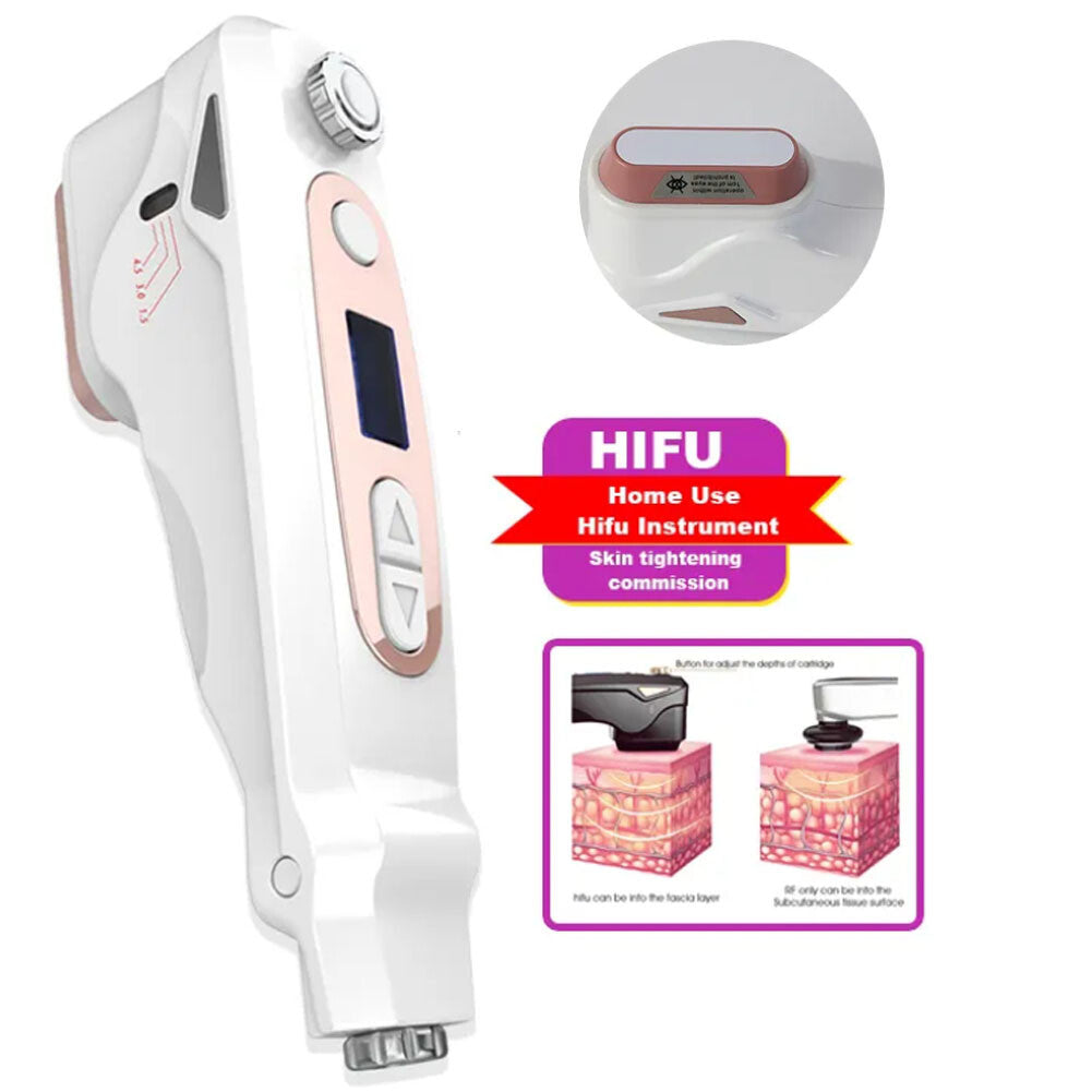Portable Mini Hifu Beauty Facial Massager Face Skin Lifting Anti-aging Device Skin Tightening Machine For Spa Salon And Home Use