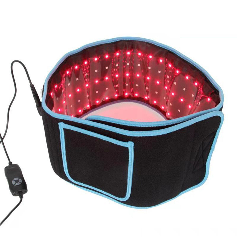 Red Light Therapy Infrared Light Therapy Wrap Belt for Body Pain Relief Wearable Large Pad for Waist Back Stomach Muscle Repair, Decrease Inflammation, Speed Healing LED 660nm&850nm with Controller