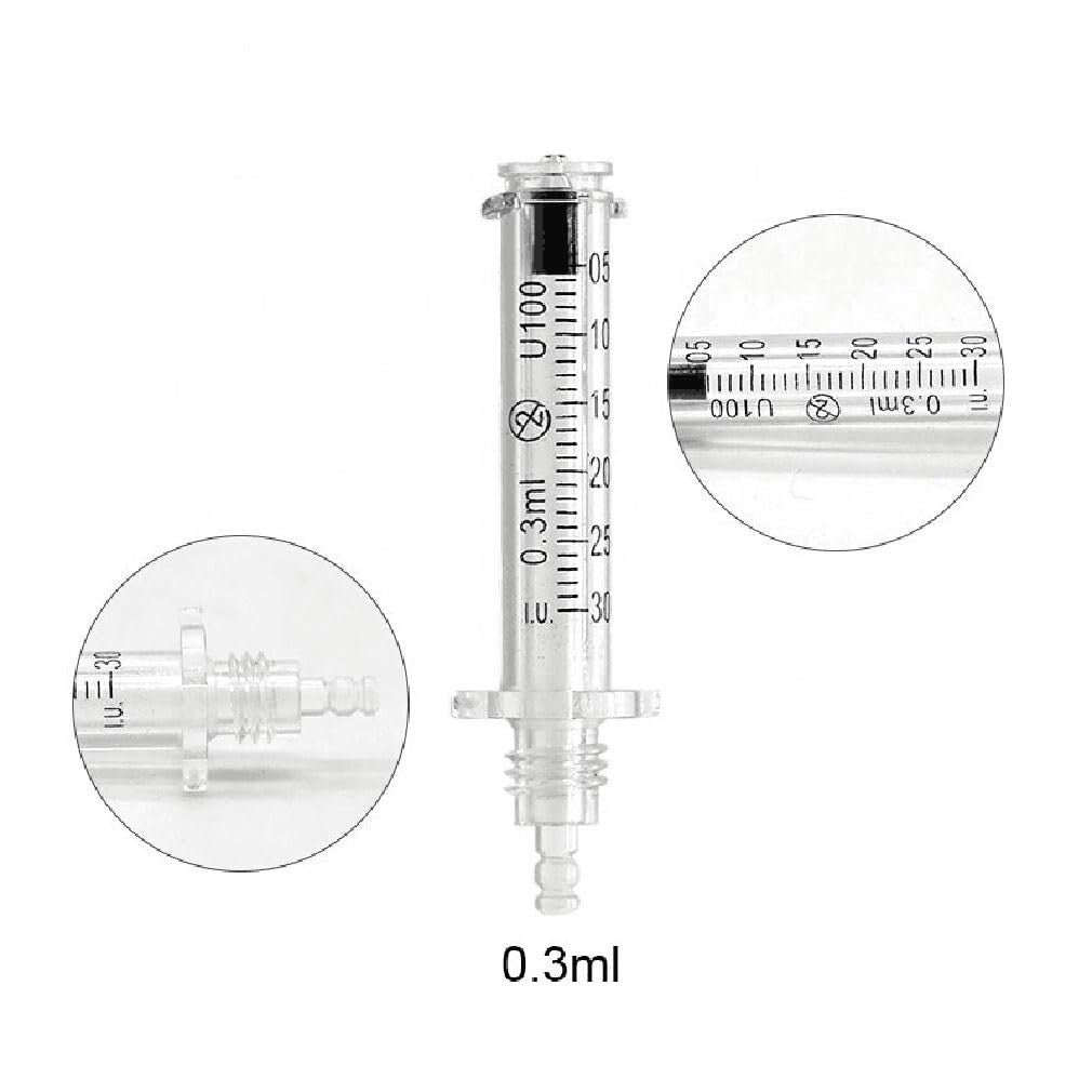 0.3ml 0.5ml Ampoule Head or Syringe Needle for Hyaluron Pen Disposable Adapter Anti-wrinkle Lip Lifting Tool