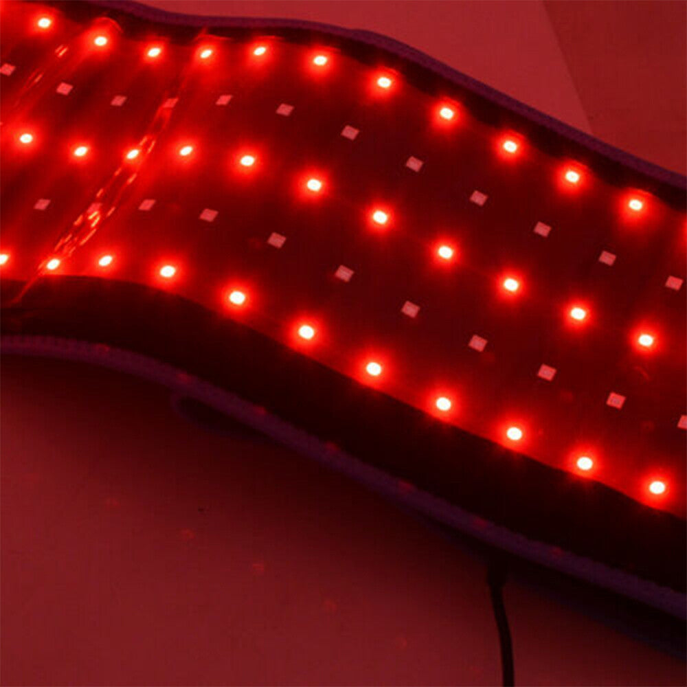 Red Light Therapy Infrared Light Therapy Wrap Belt for Body Pain Relief Wearable Large Pad for Waist Back Stomach Muscle Repair, Decrease Inflammation, Speed Healing LED 660nm&850nm with Controller