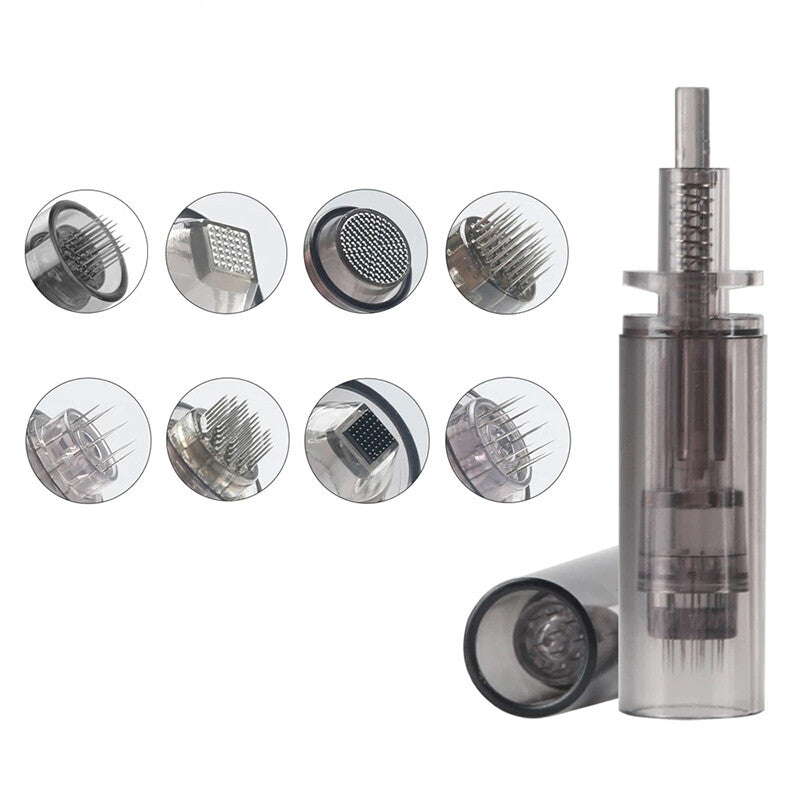 A7 Derma Pen Cartridge Needle Replacement Parts Bayonet Microneedling 12/24/36/42 Pin Dermapen Microneedle MTS Tips