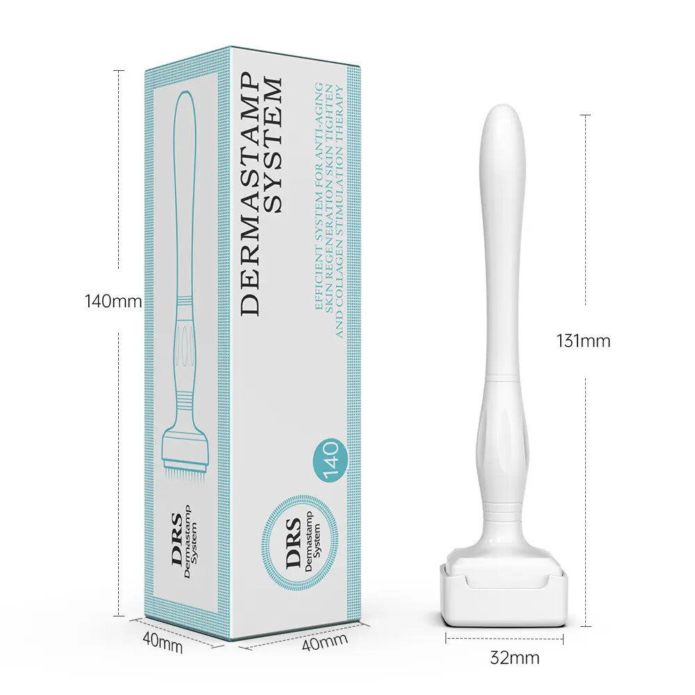 140 Pin DRS Derma Stamp Microneedling Tool Home Salon Use Skin Tightening Rejuvenation Facial Treatment Instrument
