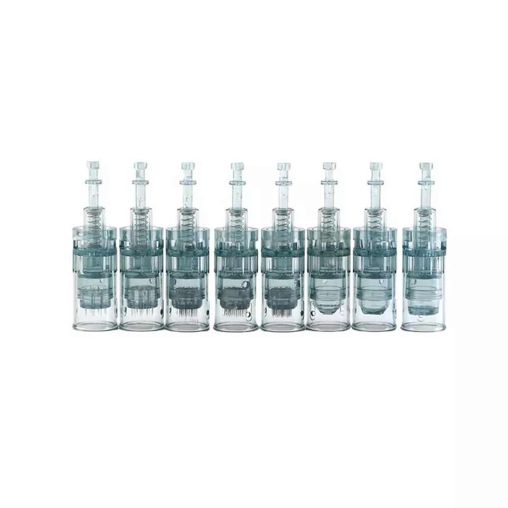 11/16/24/42Pin Round Nano Microneedling Skin Roller Cartridges Compatible With M8 for Home Use
